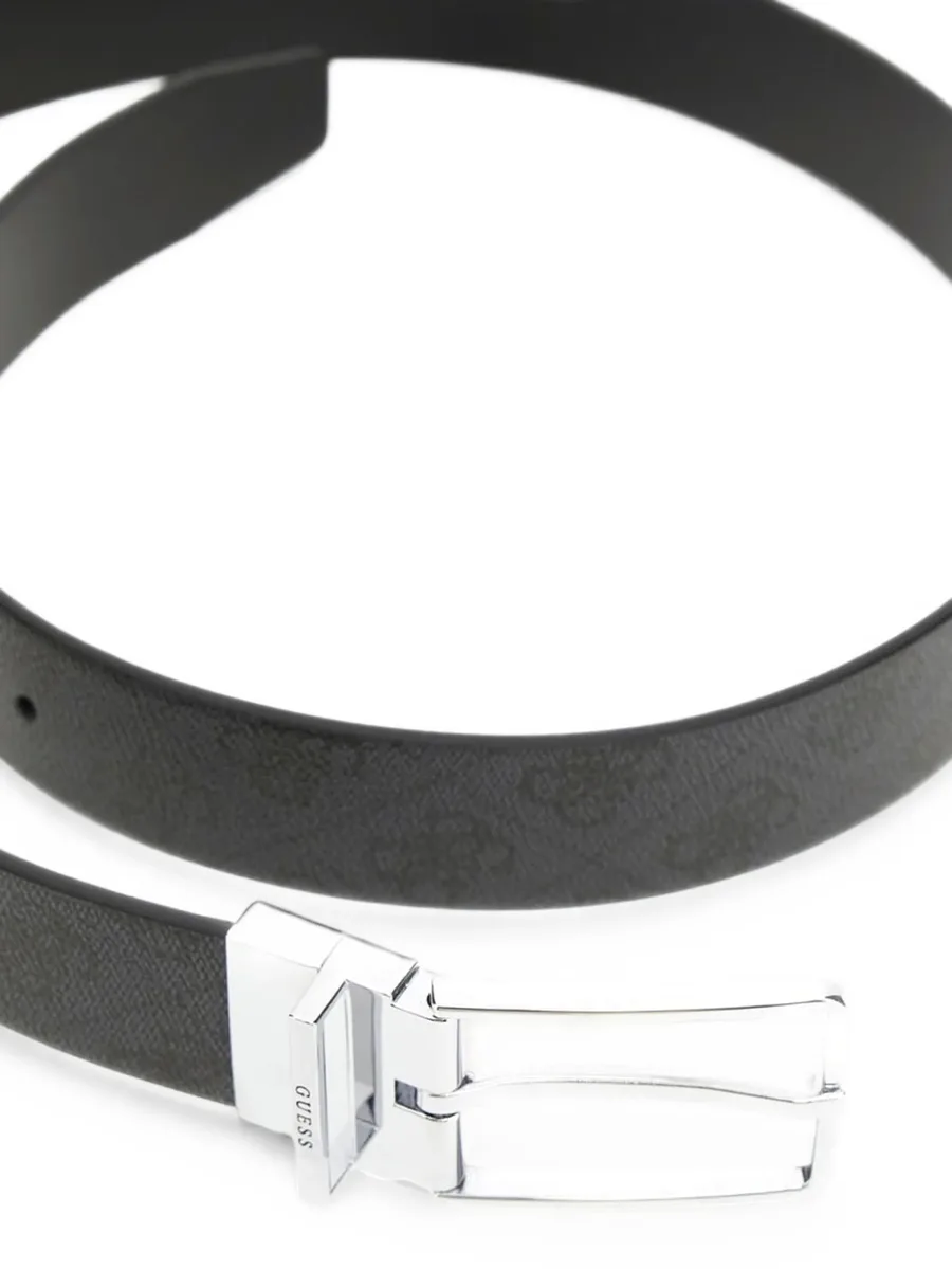Agueda monogram-print reversible belt 3