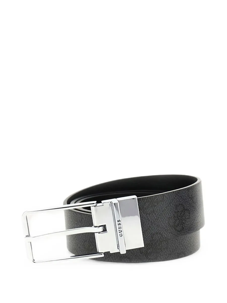 Agueda monogram-print reversible belt 1