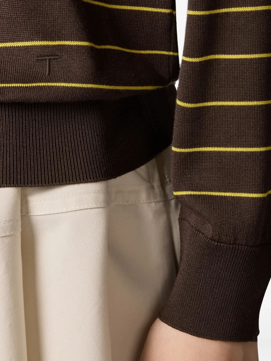 long-sleeve striped sweater 9