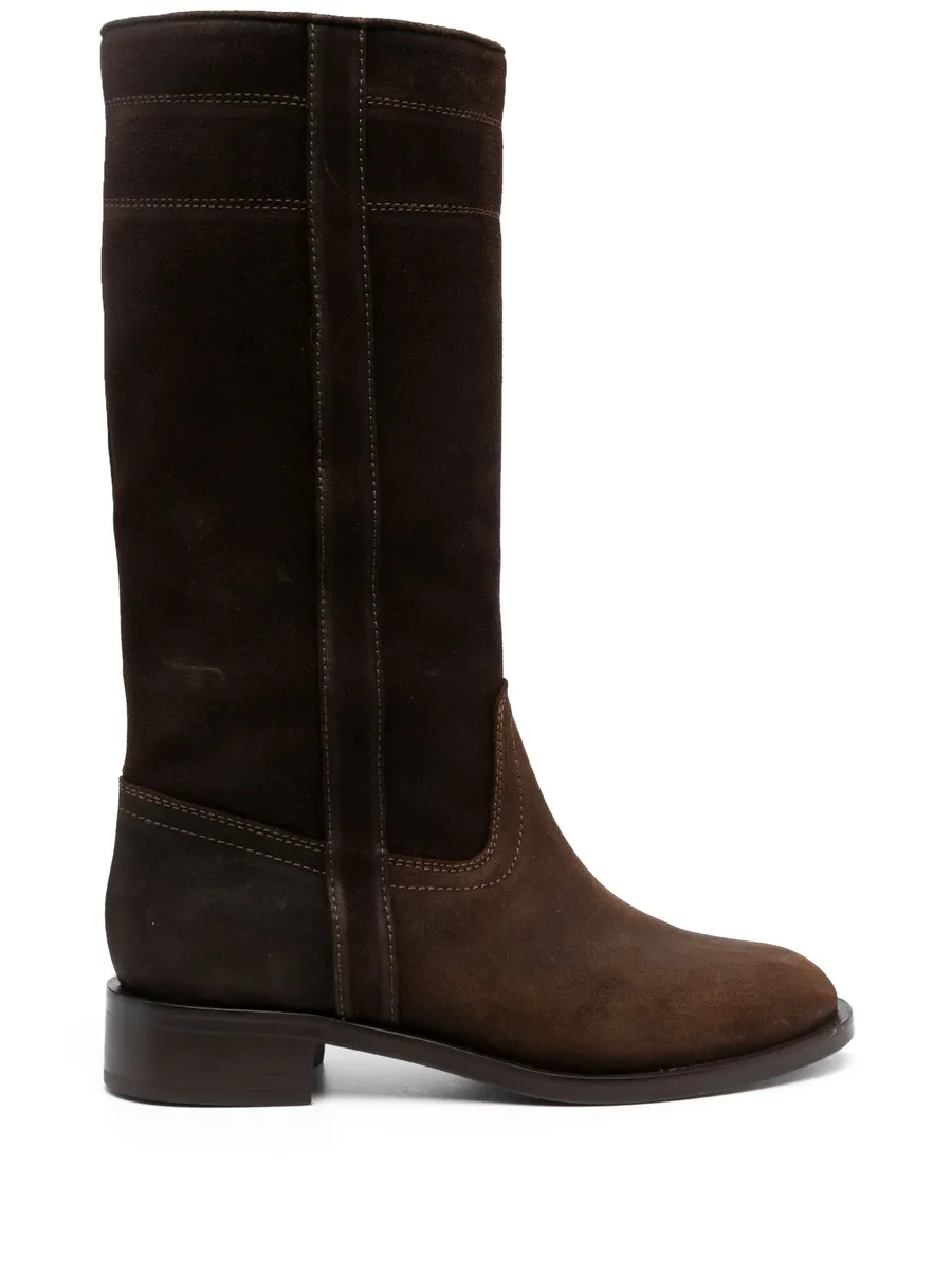 Tess 30mm suede boots 1