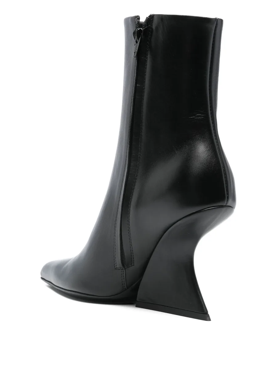 95mm Mugler leather pointed-toe boots 5