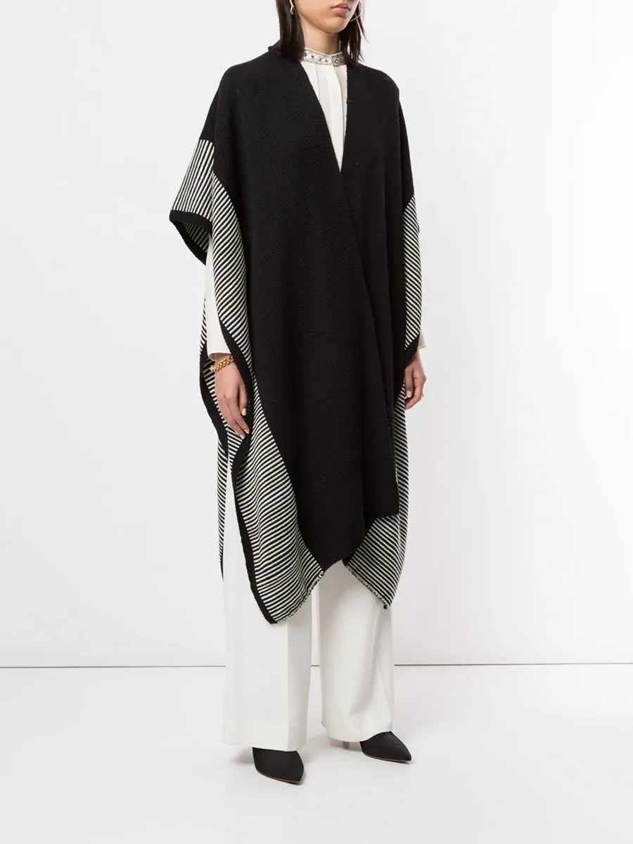 striped edge long duster 5