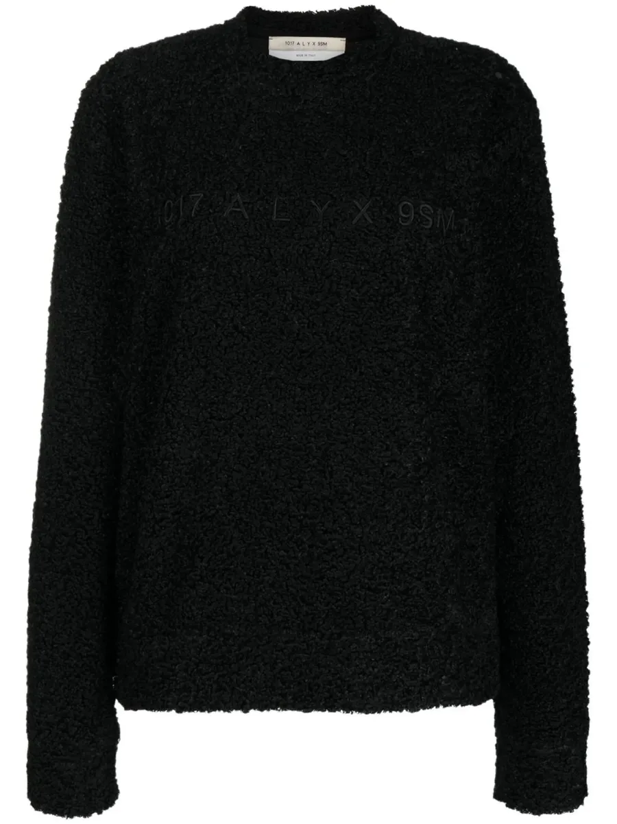 crew-neck brushed sweatshirt 1