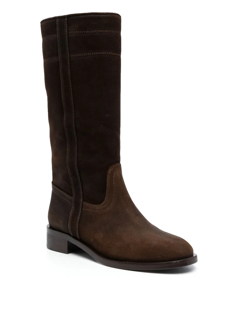 Tess 30mm suede boots 3