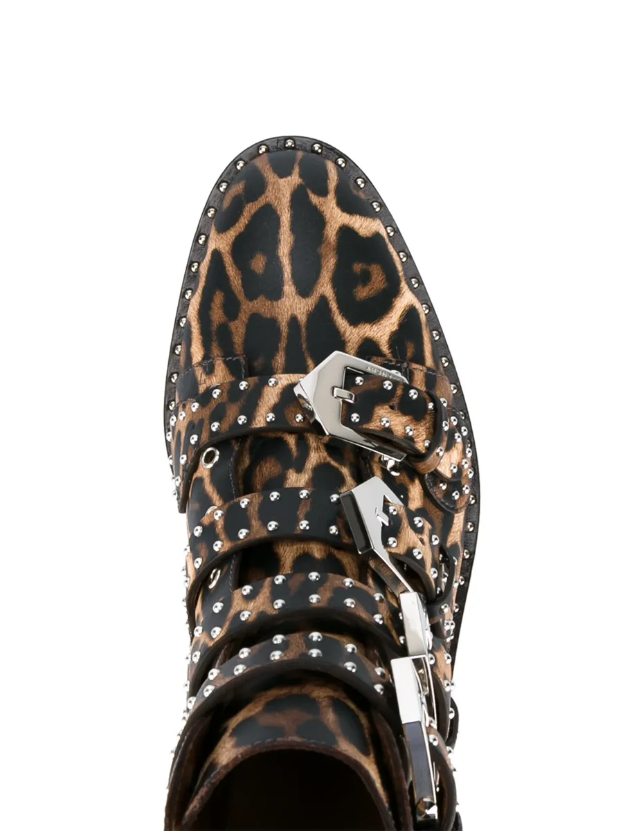 leopard print boots 9