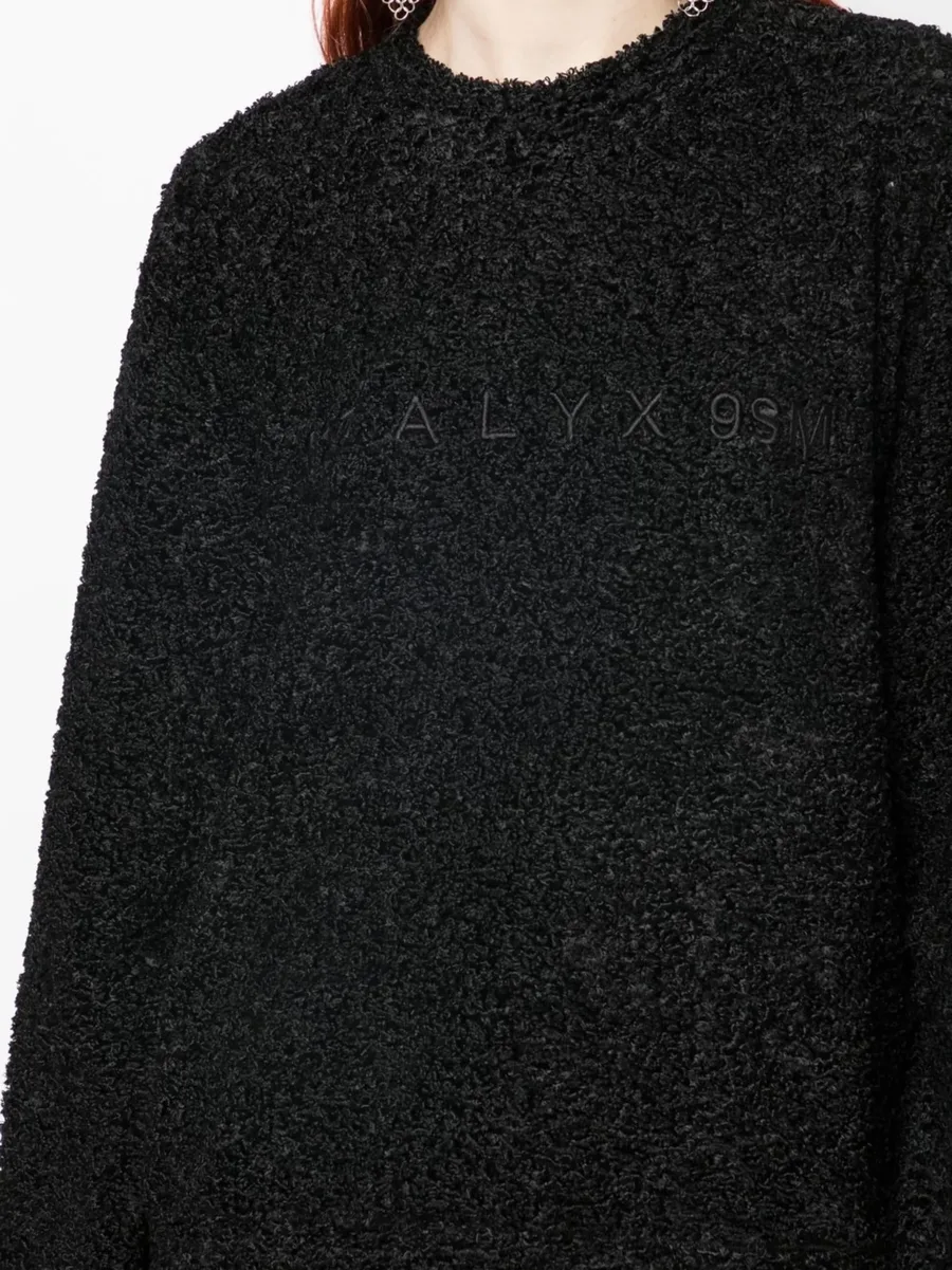 crew-neck brushed sweatshirt 10