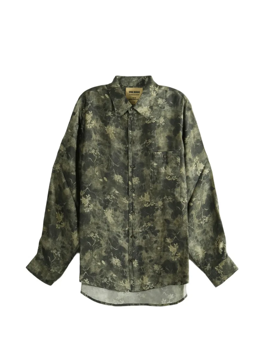 floral-print long-sleeve shirt 1