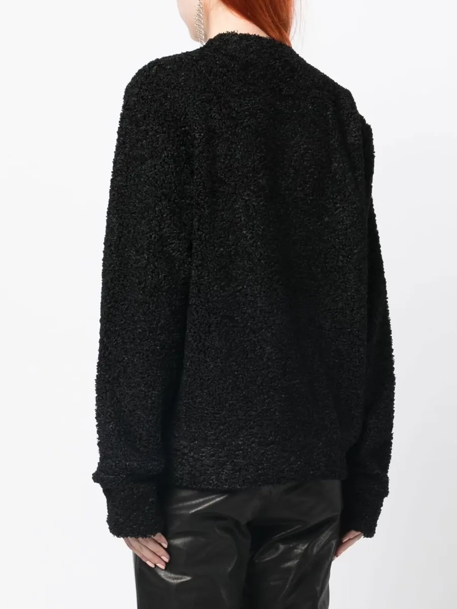 crew-neck brushed sweatshirt 7