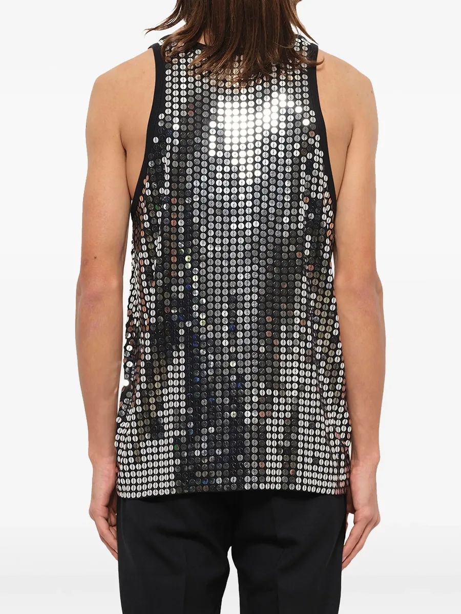 sequin-embellished Podium tank top 4