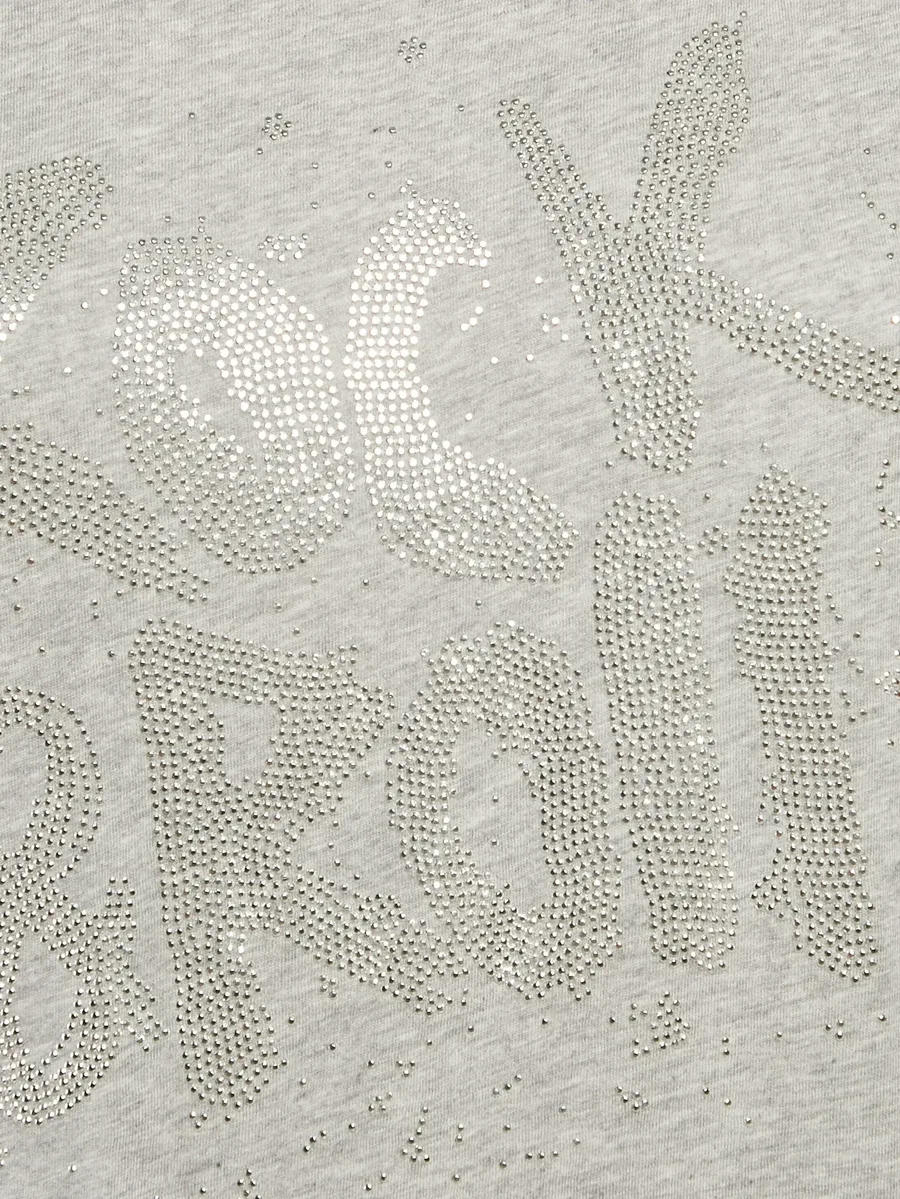 strass-embellished T-shirt 5