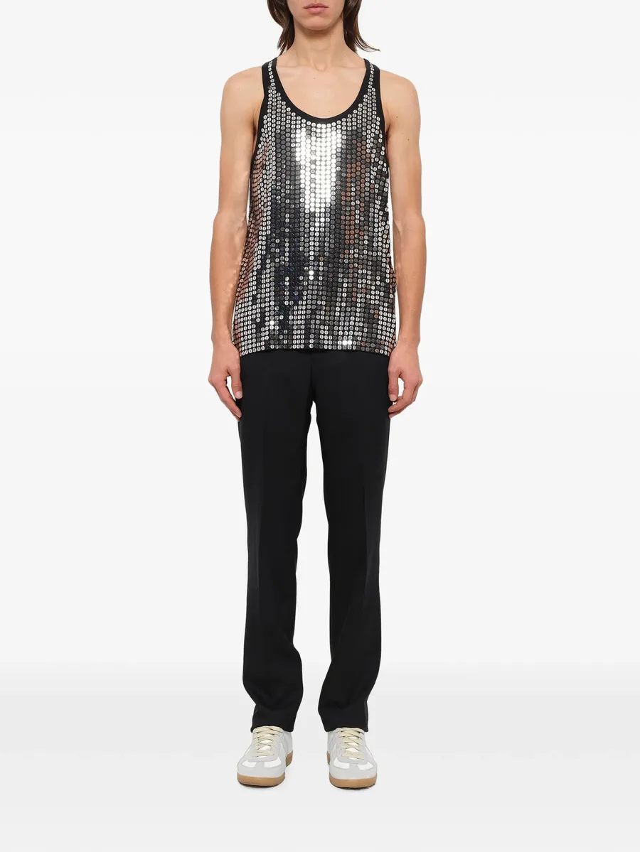 sequin-embellished Podium tank top 2