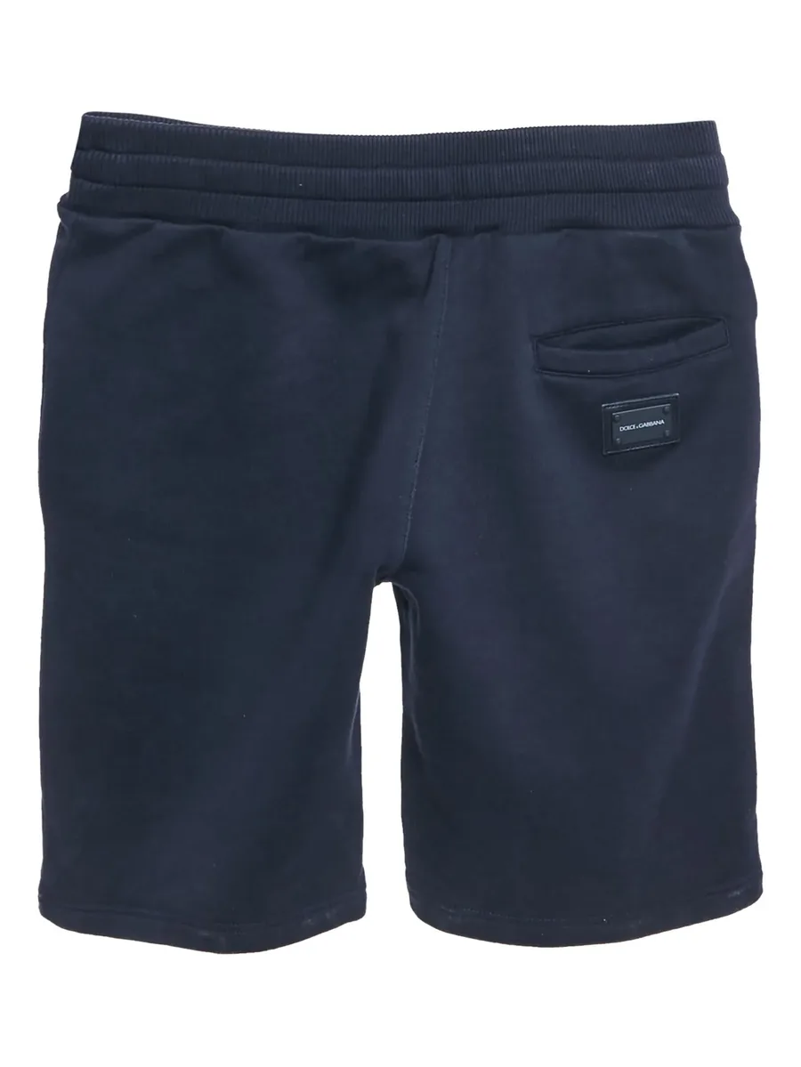 elastic-waistband logo-plaque shorts 4