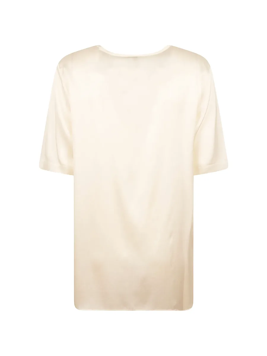 satin-finish T-shirt 3