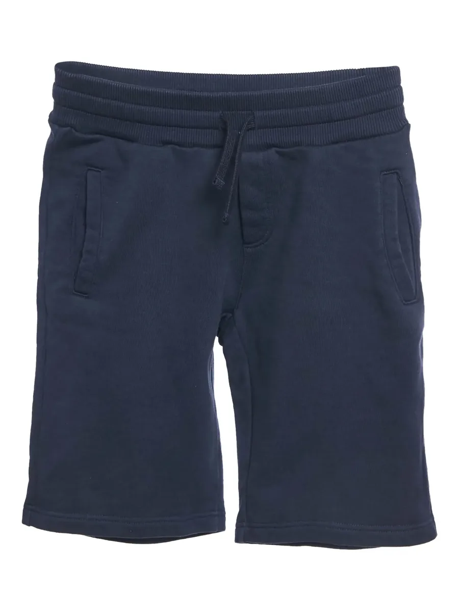 elastic-waistband logo-plaque shorts 1