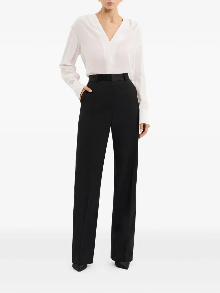 Lavon V-neck blouse 4