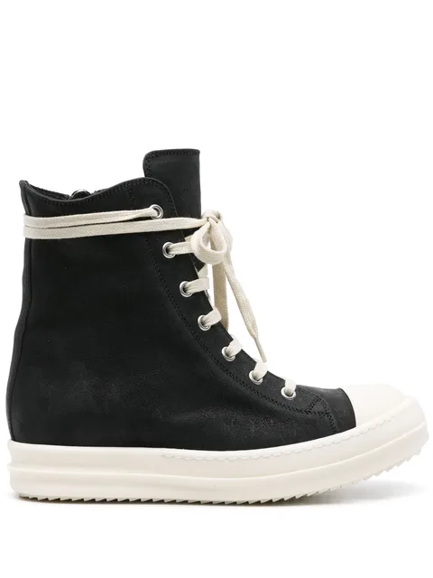 Lido leather hi-top sneakers