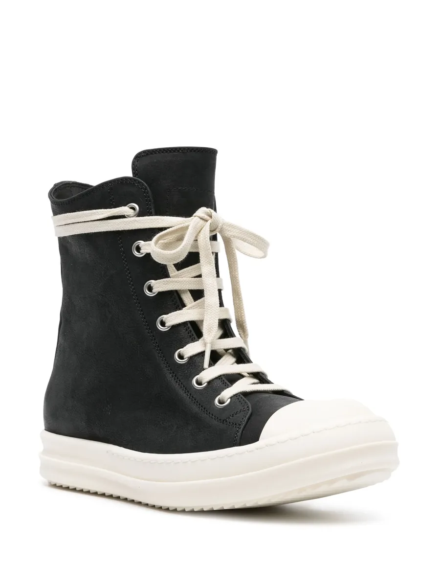 Lido leather hi-top sneakers 4