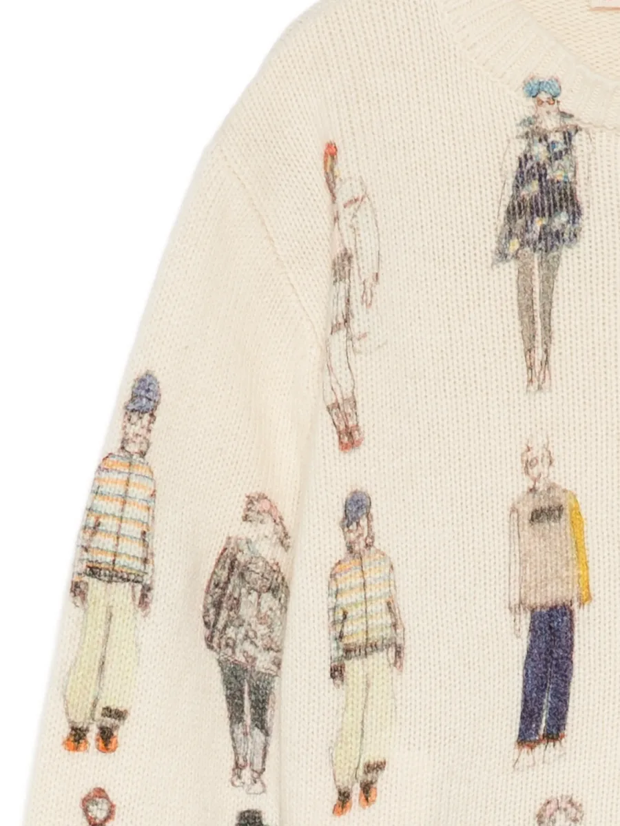 catwalk-print sweater 3