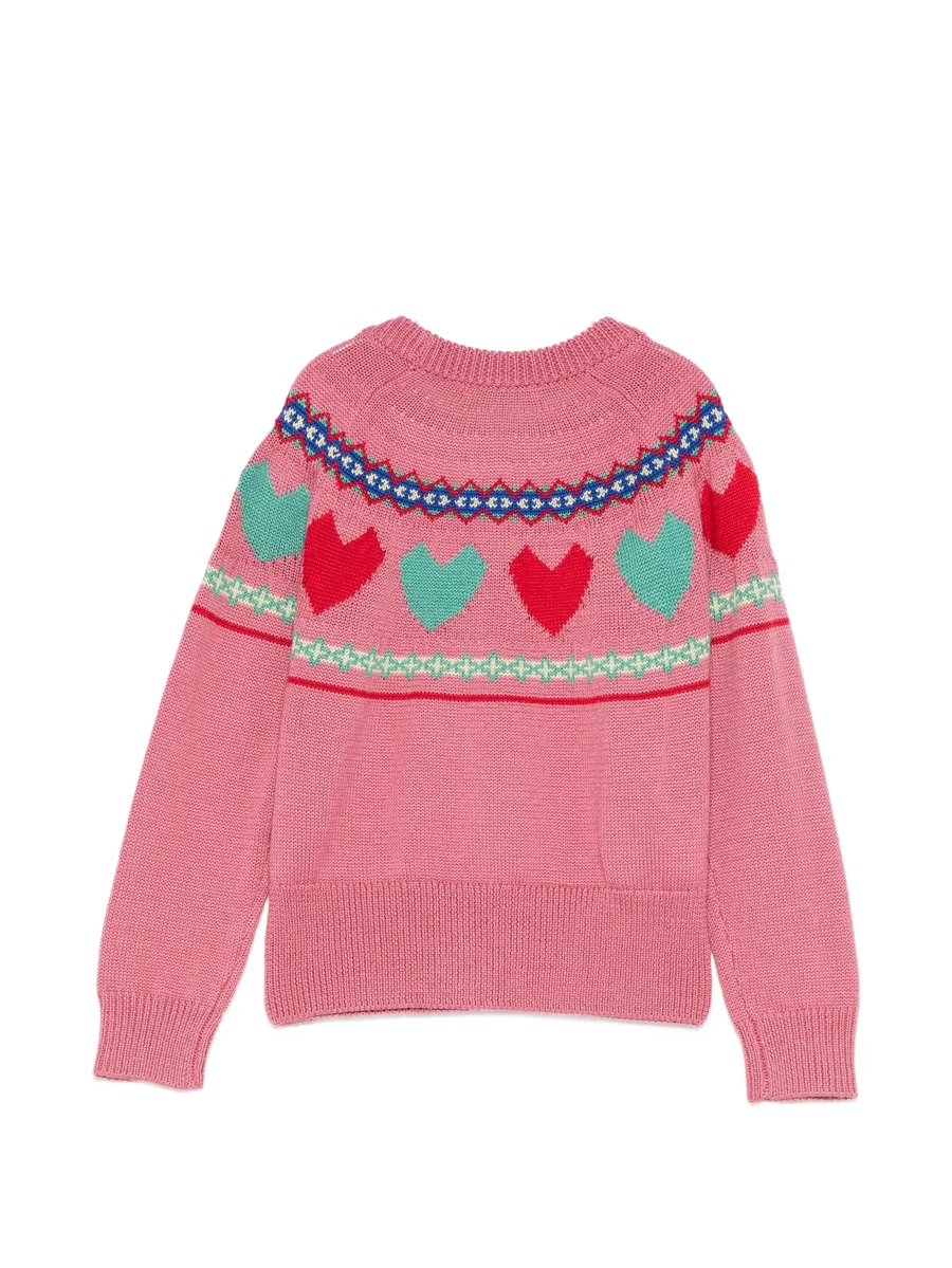 intarsia-knit heart-motif sweater 2