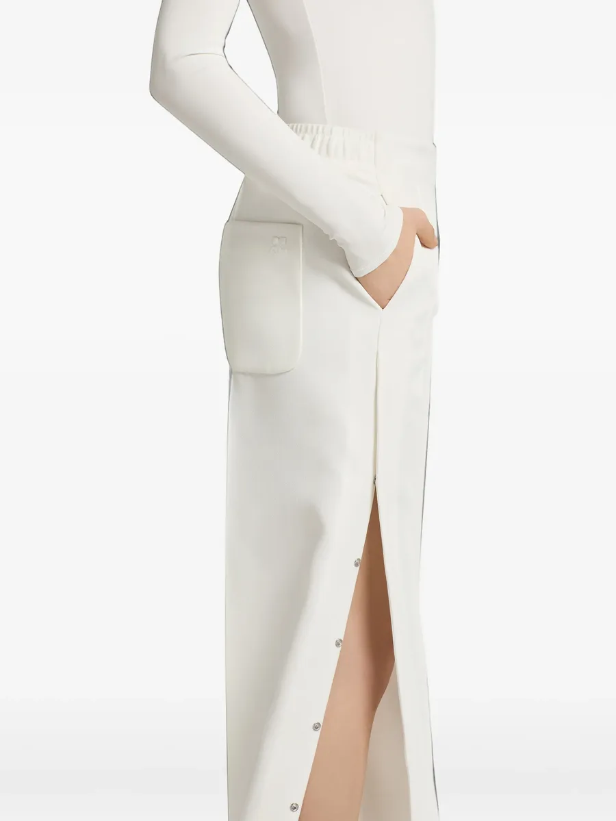 snap-button twill trousers 5