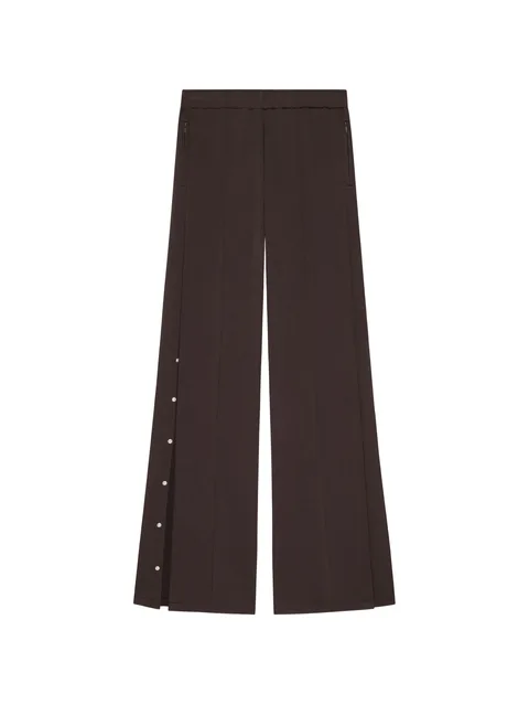 Interlock press-stud track pants