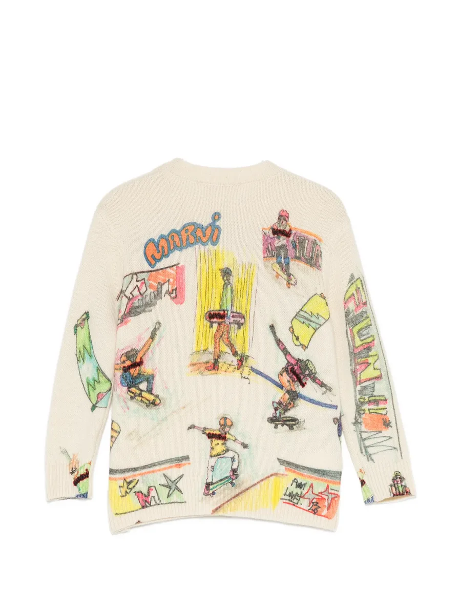 skatedboard-print sweater 2