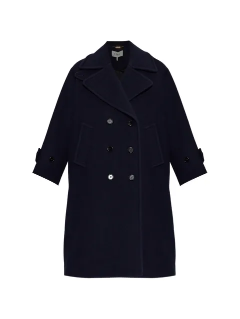 double-breasted coat