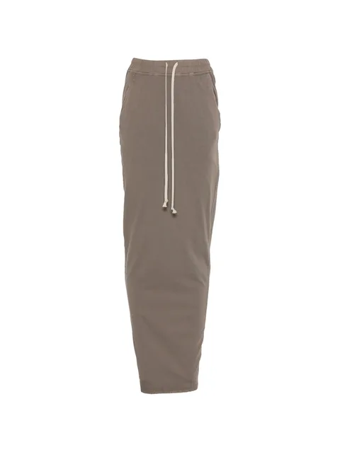 drawstring wrap long skirt