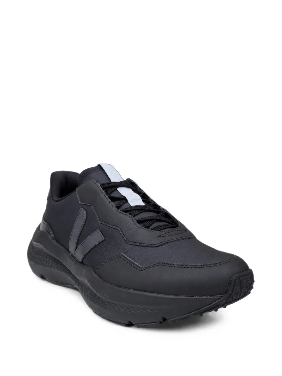 x CFCL logo-patch leather sneakers 2