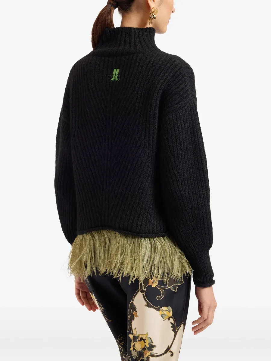 High Kick sweater (with feathers) 3