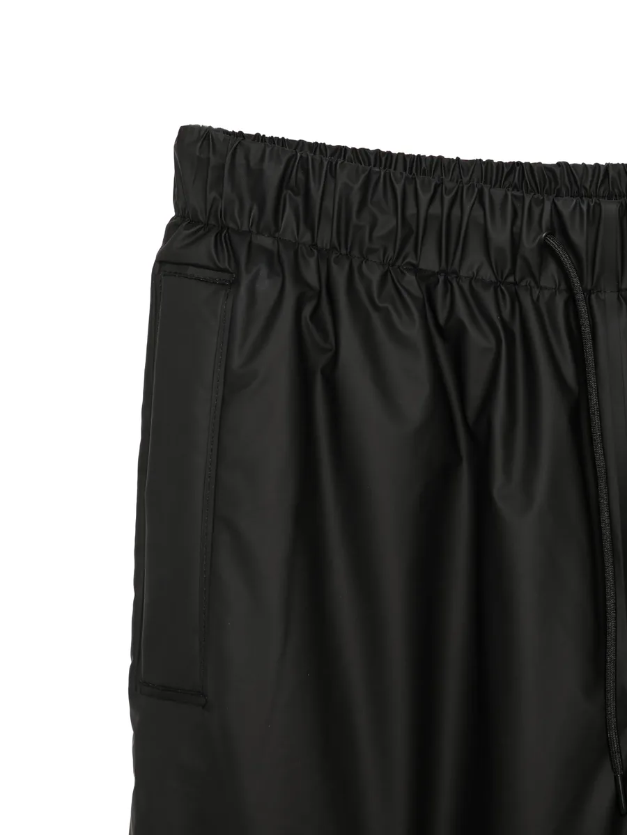 drawstring elasticated-waist trousers 3