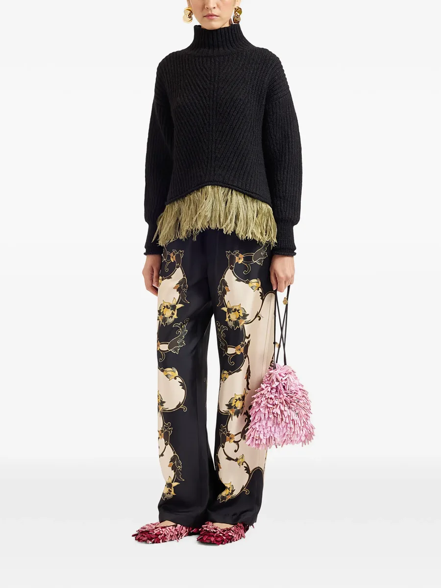 High Kick sweater (with feathers) 2