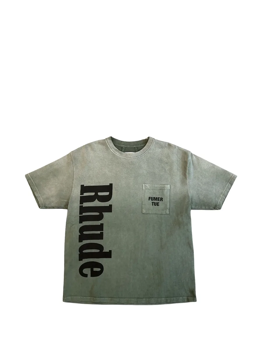 Rhude logo pocket T-shirt 1