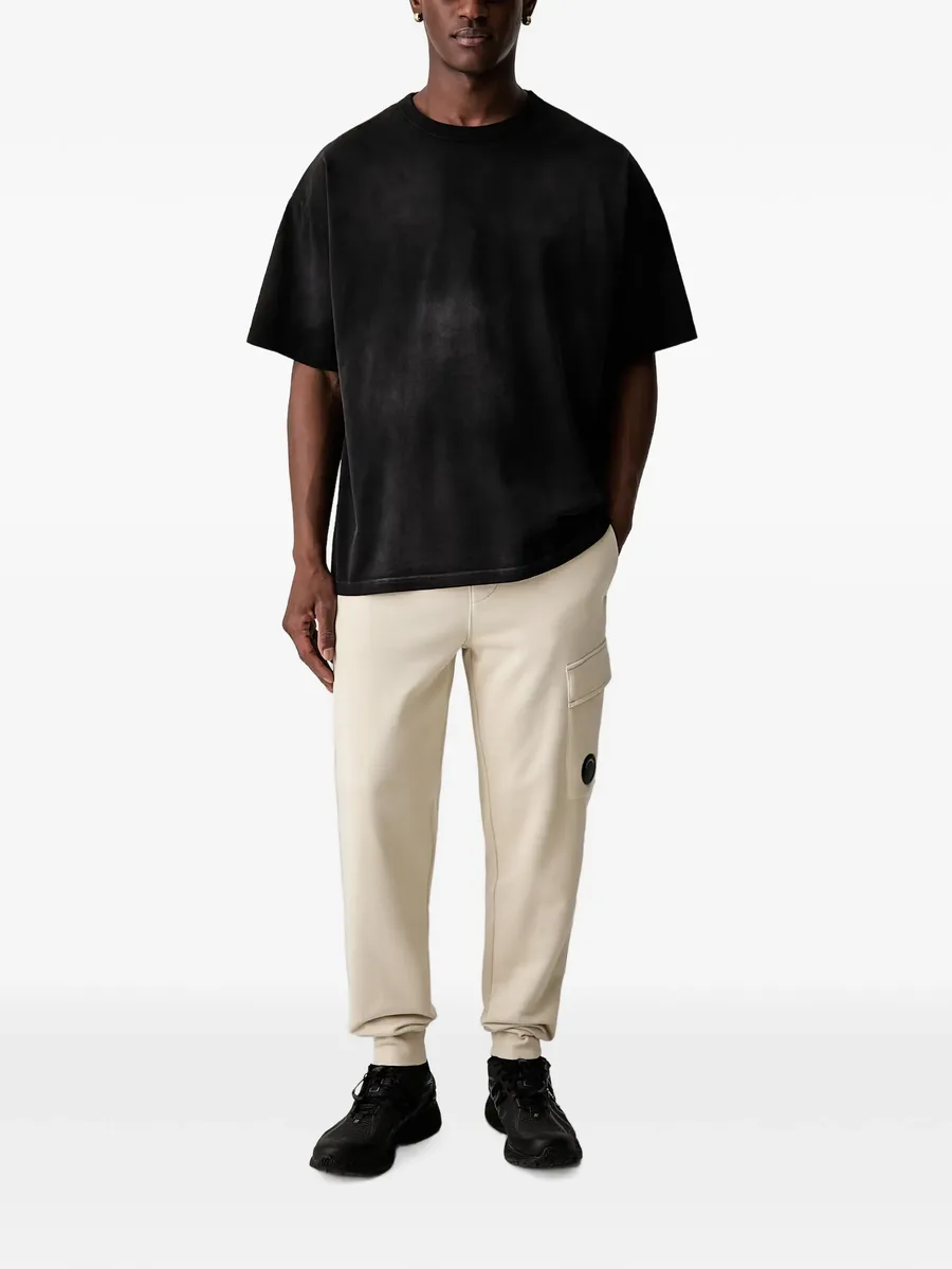 diagonal raised fleece Lens sweatpants 2