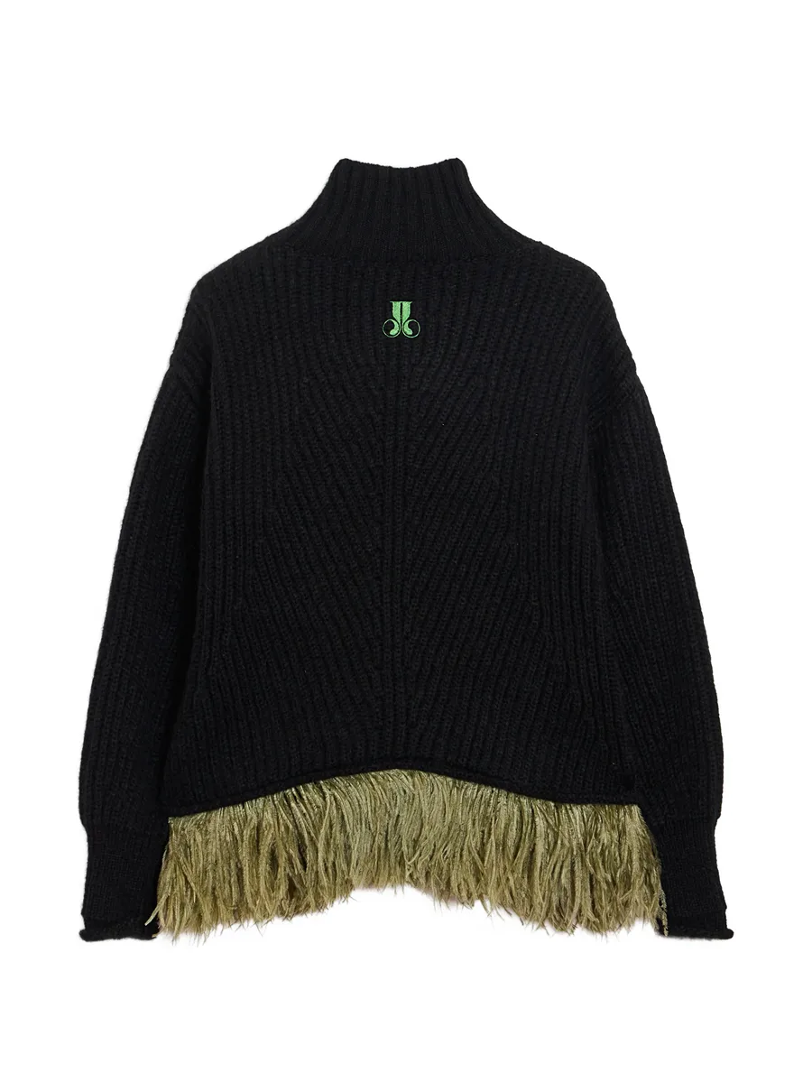 High Kick sweater (with feathers) 5