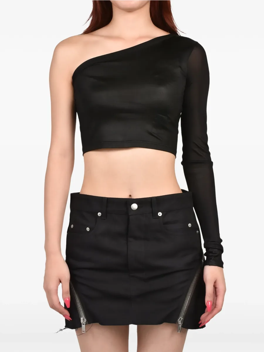 Ziggy T asymmetric cropped T-shirt 3