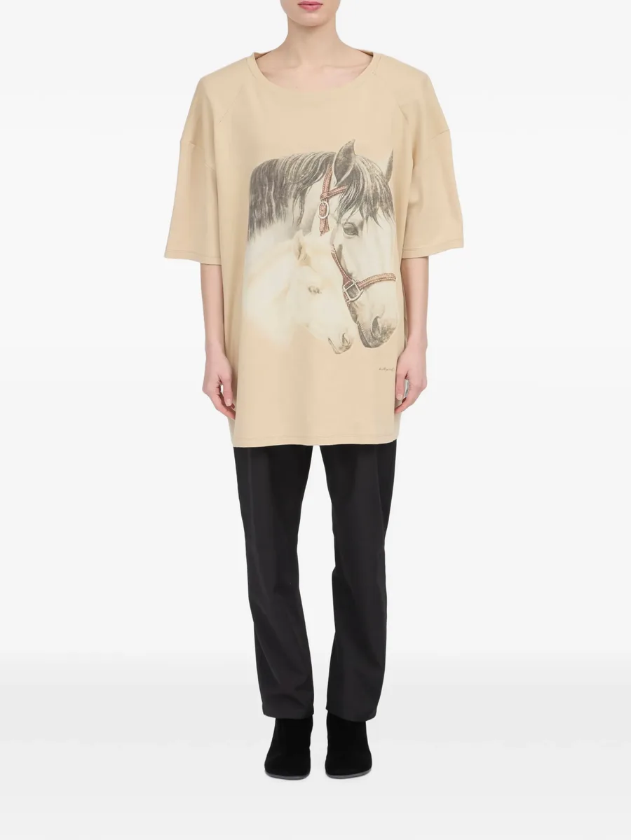 horse-portrait short-sleeve T-shirt 2
