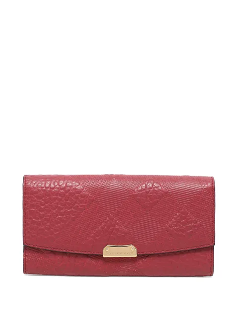 embossed-leather wallet