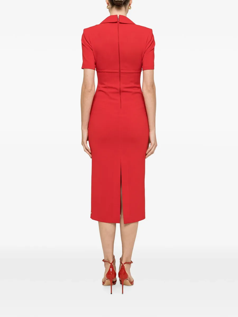 fitted midi dress 4