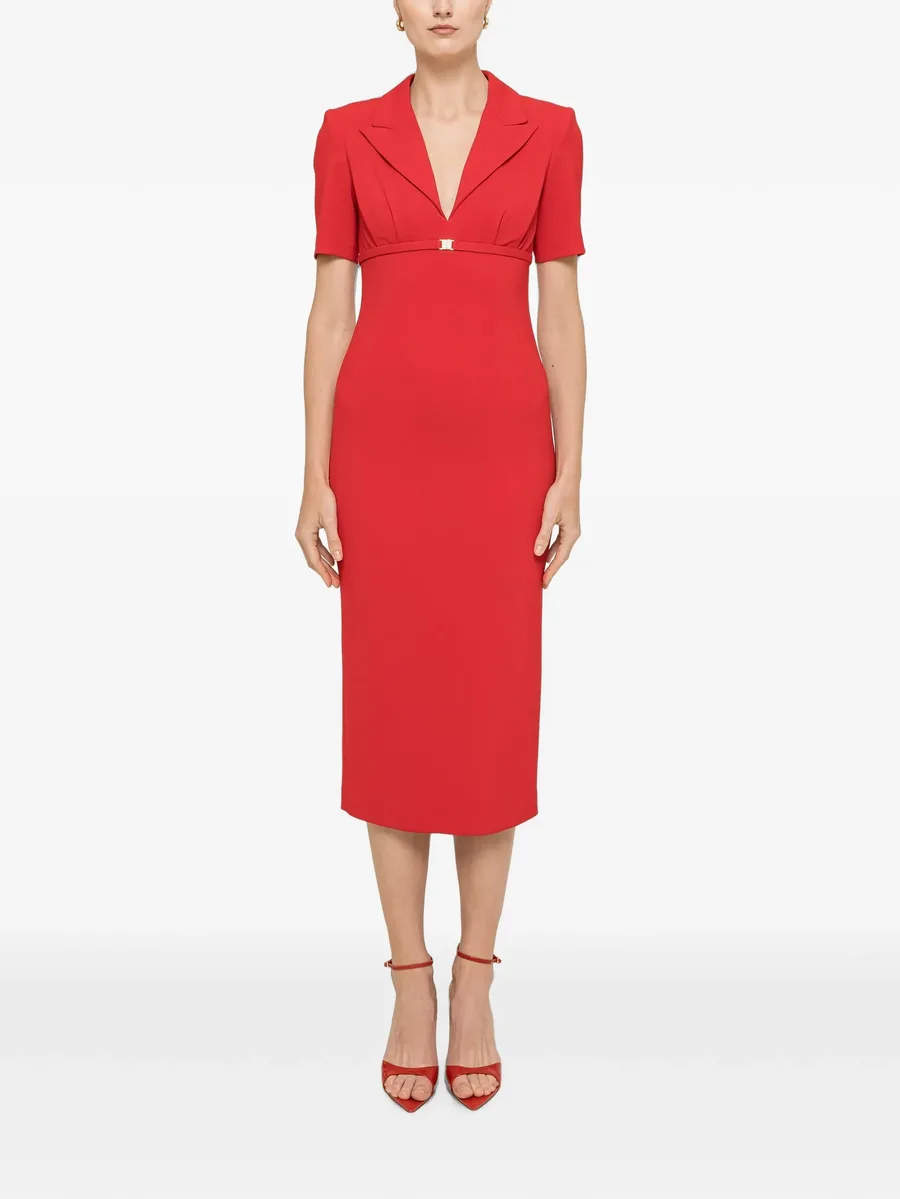 fitted midi dress 1