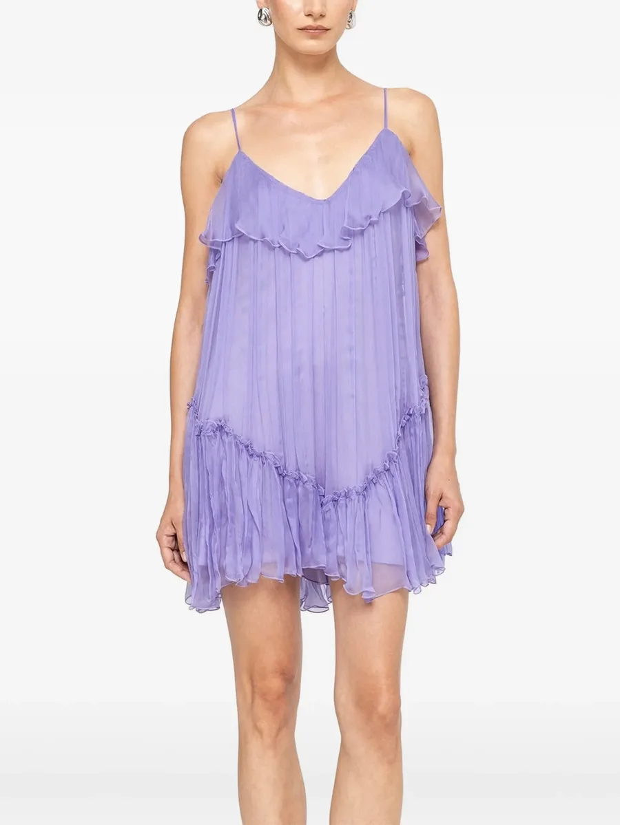 open-back silk mini dress 5