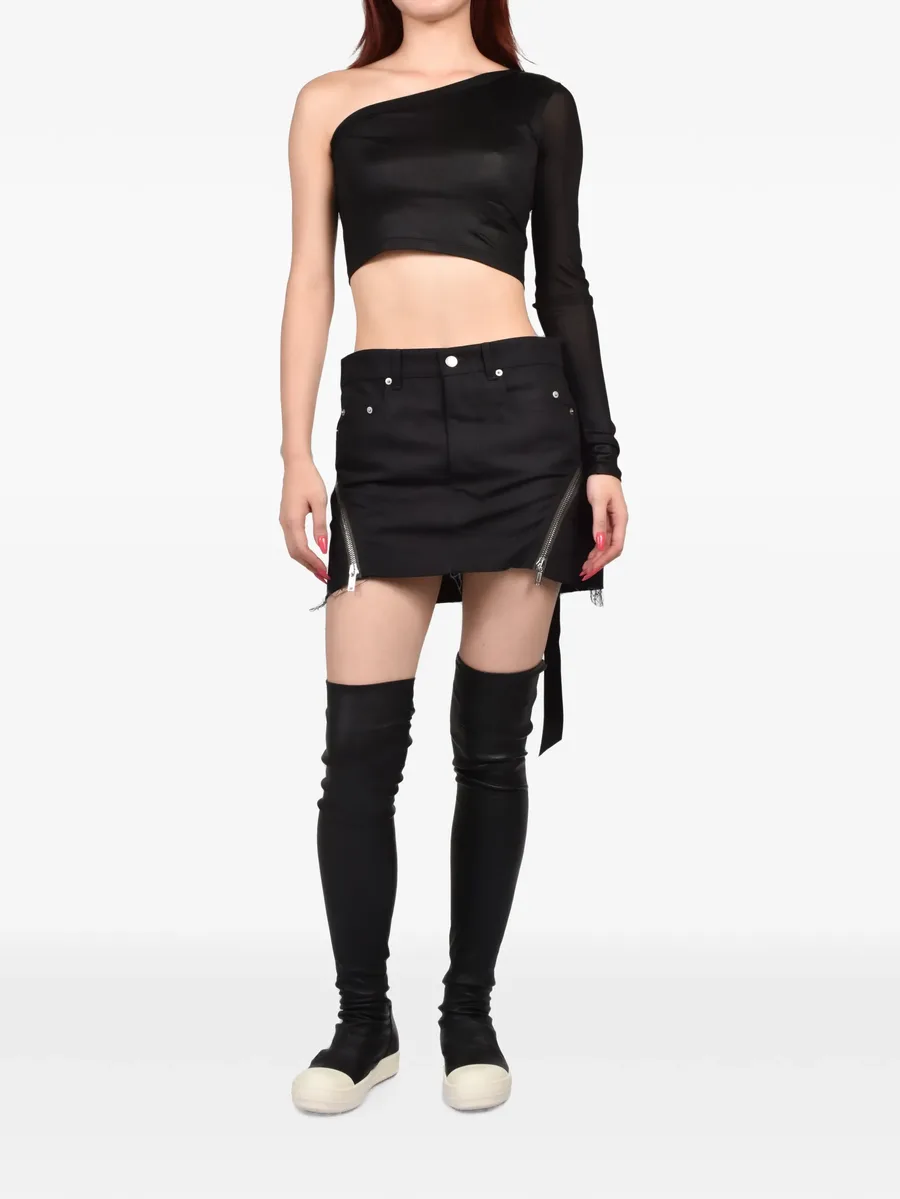 Ziggy T asymmetric cropped T-shirt 2