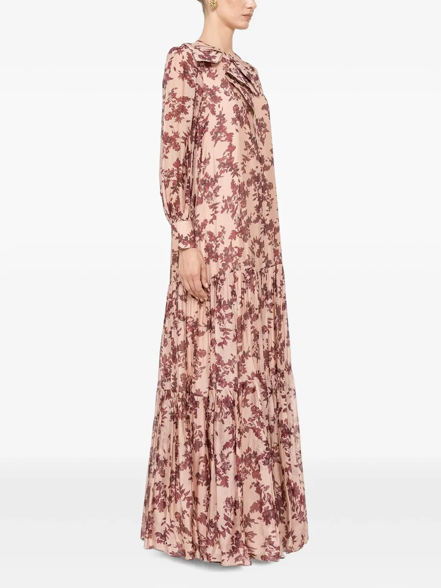 floral silk-blend maxi dress 3