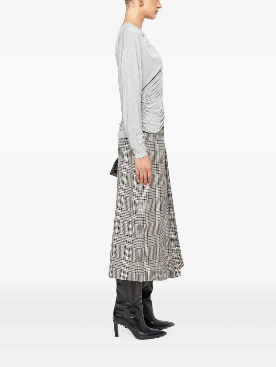 draped TENCEL™ and wool top 4
