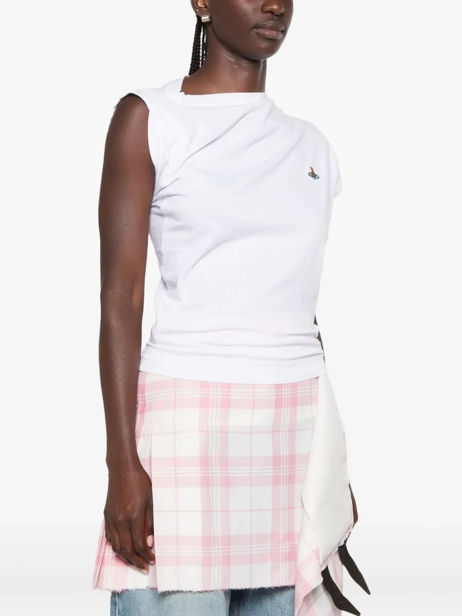 Hebo asymmetrical embroidered Orb top 3