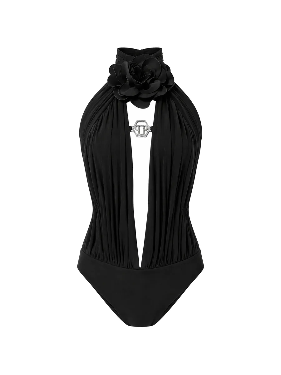 sleeveless bodysuit flower 1