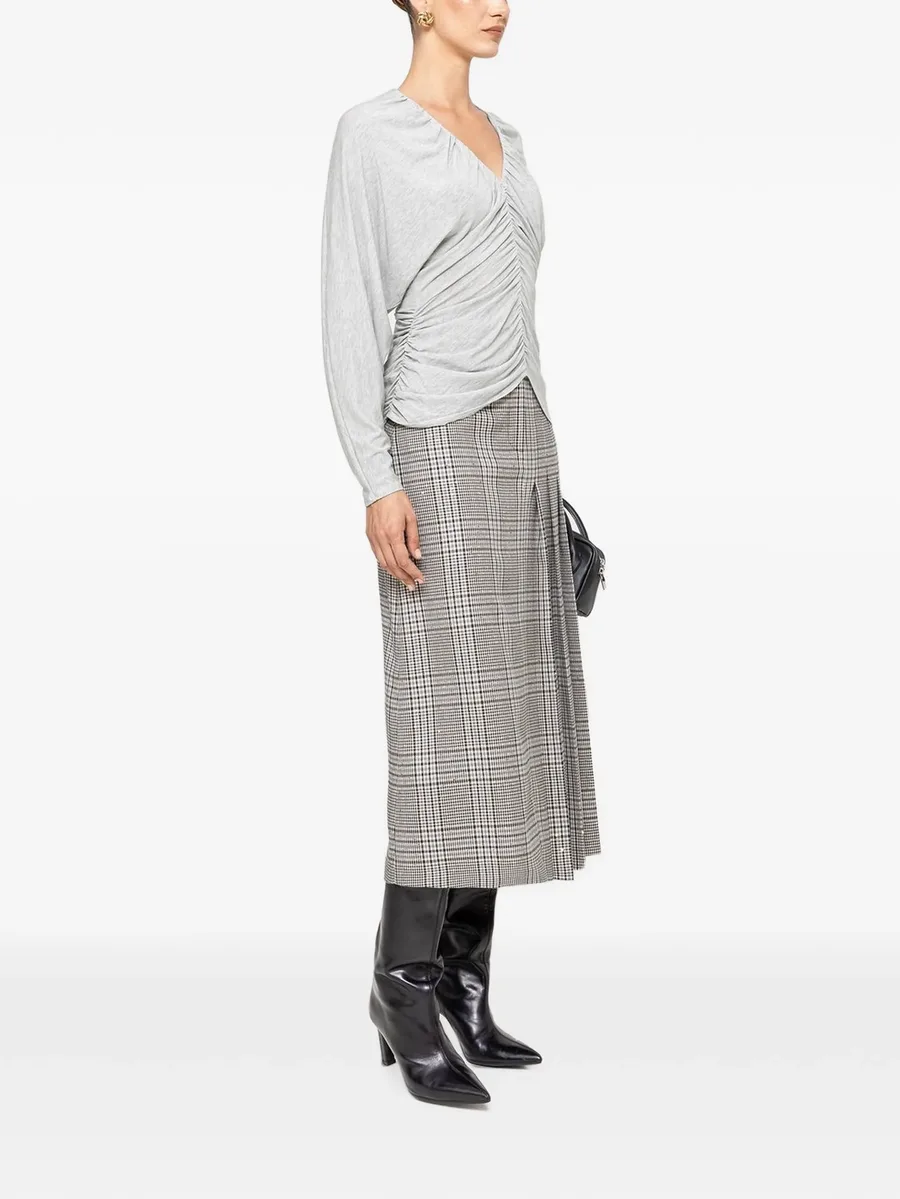 draped TENCEL™ and wool top 3