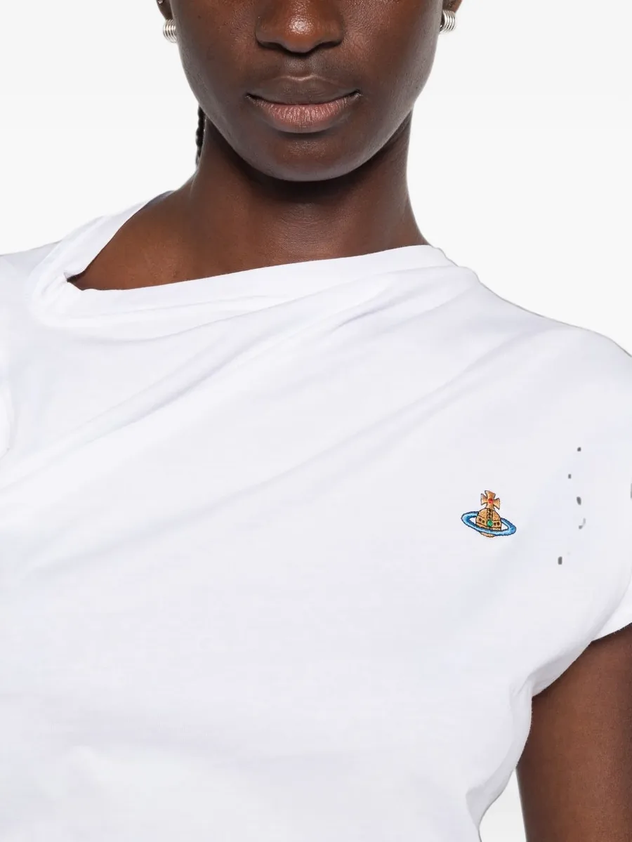 Hebo asymmetrical embroidered Orb top 5