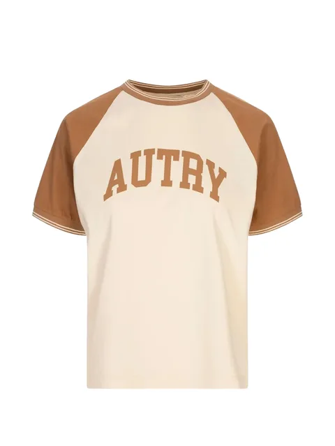 logo-print raglan-sleeve T-shirt