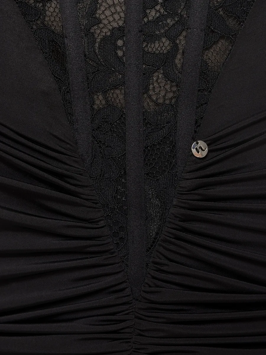 ruched bodycon corset dress 6
